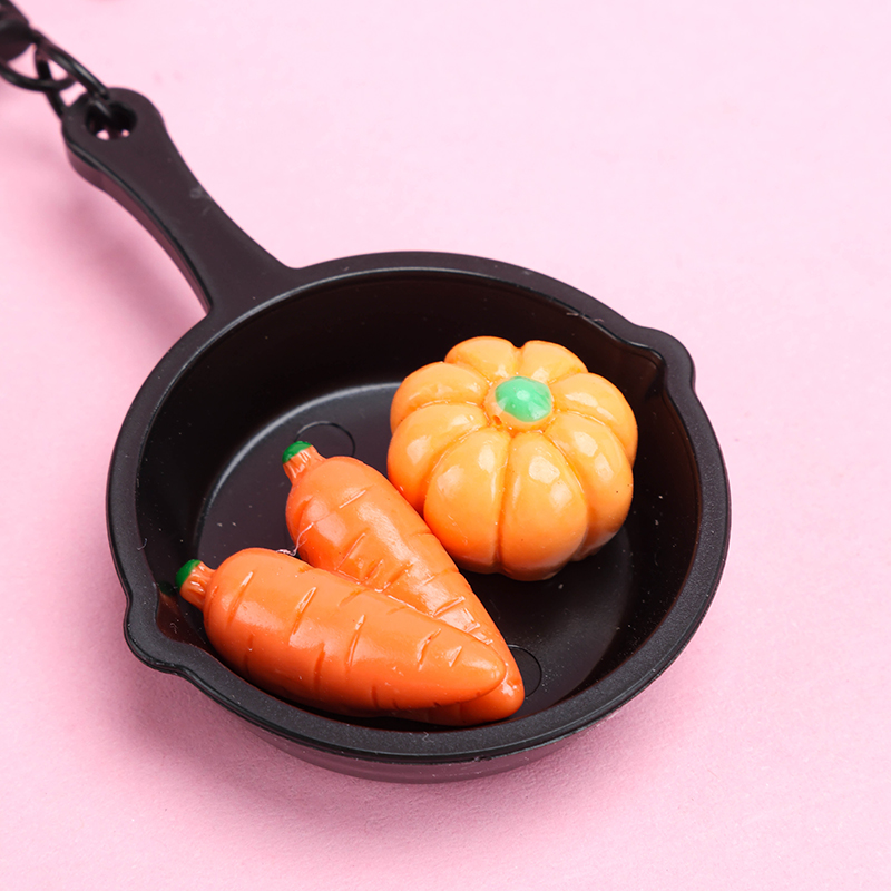 Frying Pan Food Charm