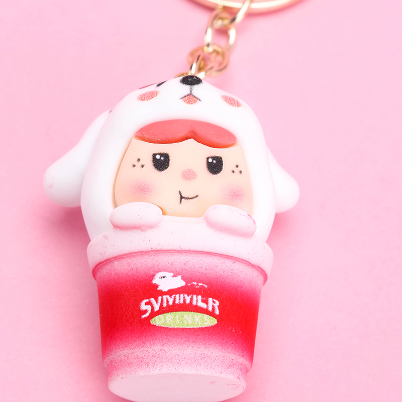 Resin Coffee Dog Charm