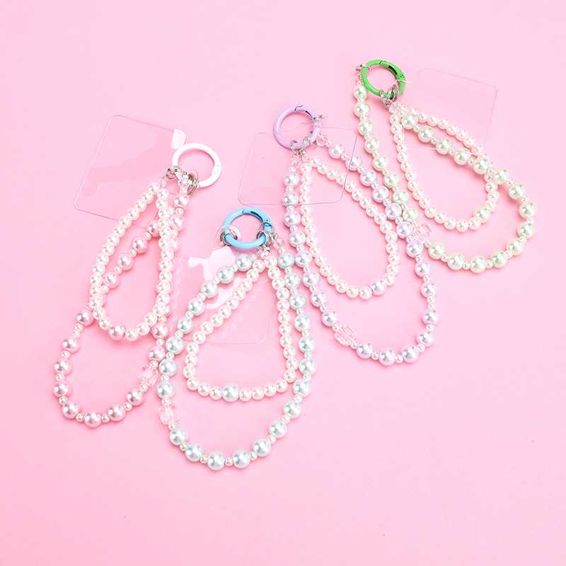 Double Loop Pearl Bag Charm