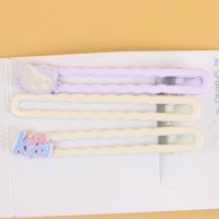 ASN彩色波浪卡通三个压夹 4