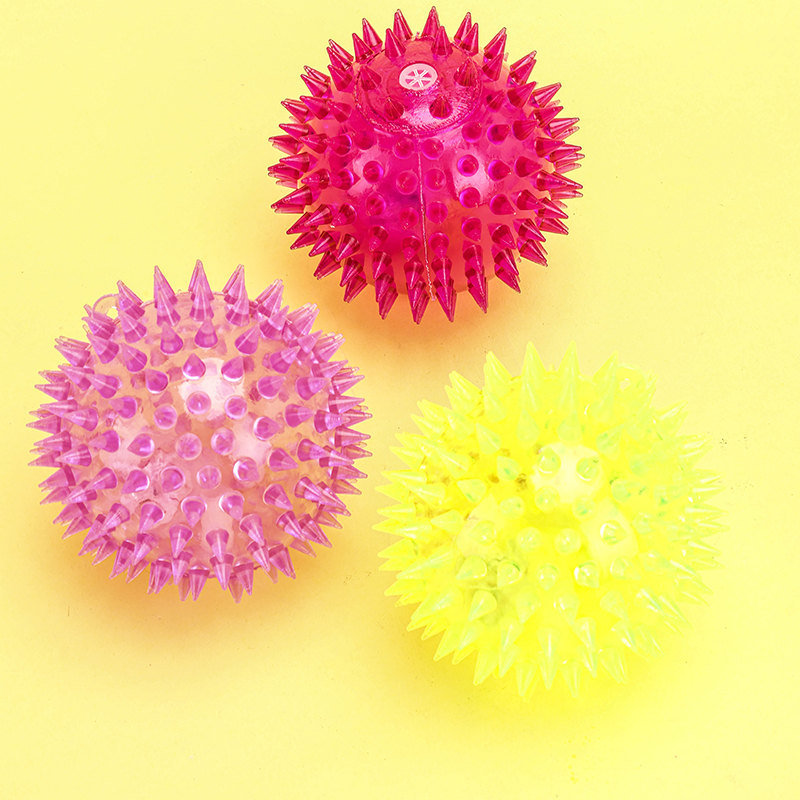 7.5cm Single Color Glitter Spike Ball TRP 2191100194