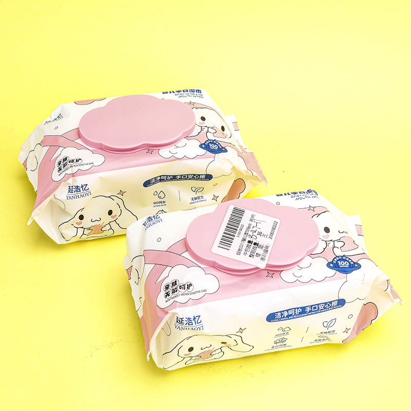 Yanhao Yi 0217 Baby Wet Wipes 36pcs 80 Sheets