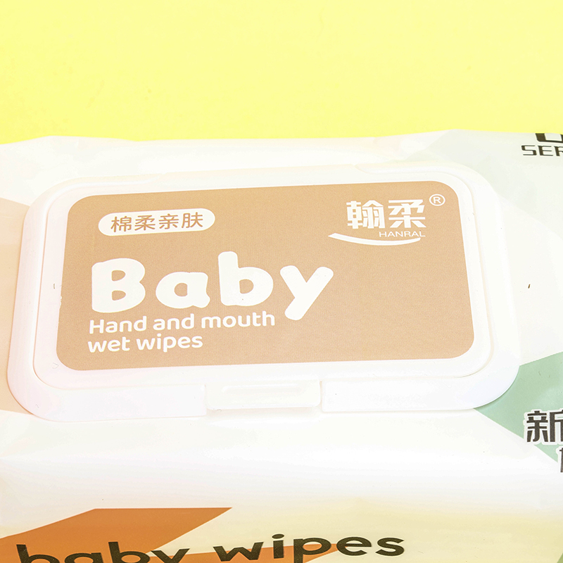Hanrou 2894 Baby Hand Mouth Wet Wipes Fabric
