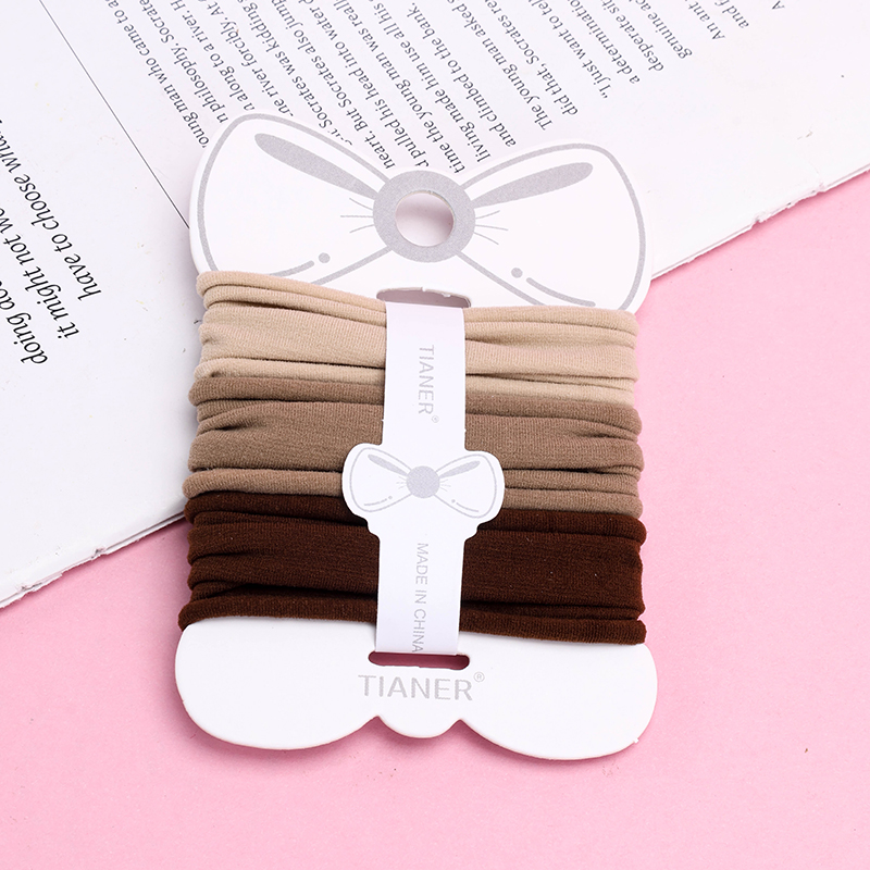 Boxed Three Curry Wide Hair Tie