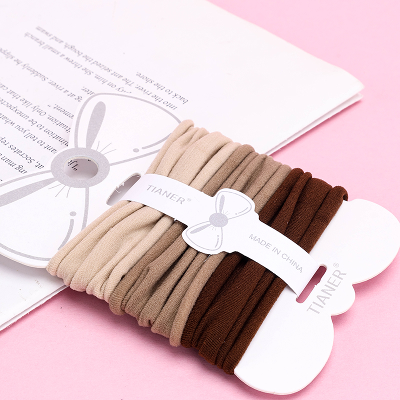 Boxed Three Curry Wide Hair Tie