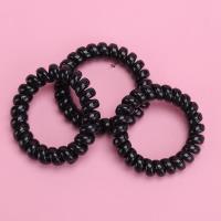 Boxed Three Black Telephone Hair Tie