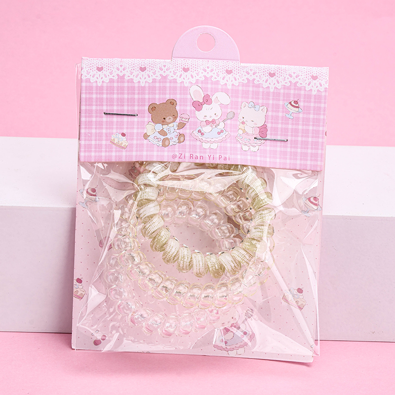 Boxed Fresh Telephone Line Hair Tie