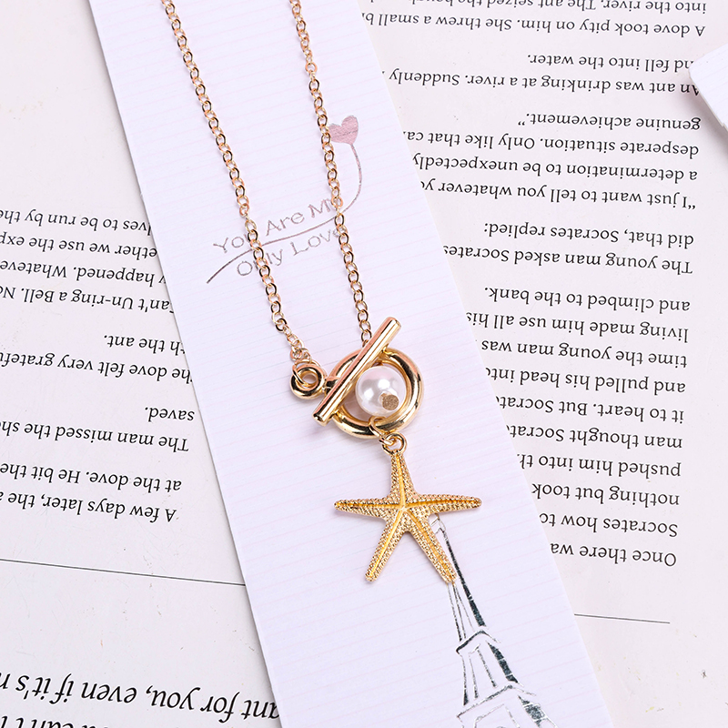 Pearl Starfish Necklace