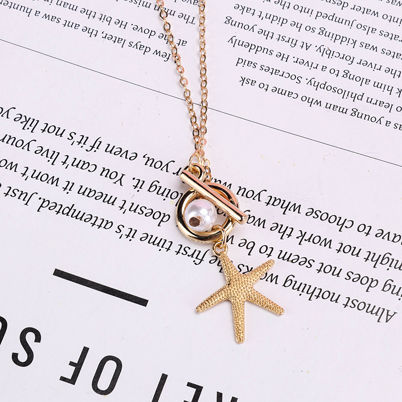 Pearl Starfish Necklace