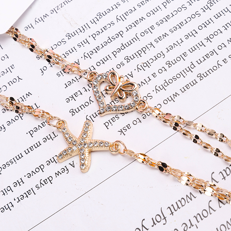 Double Layer Rhinestone Bracelet