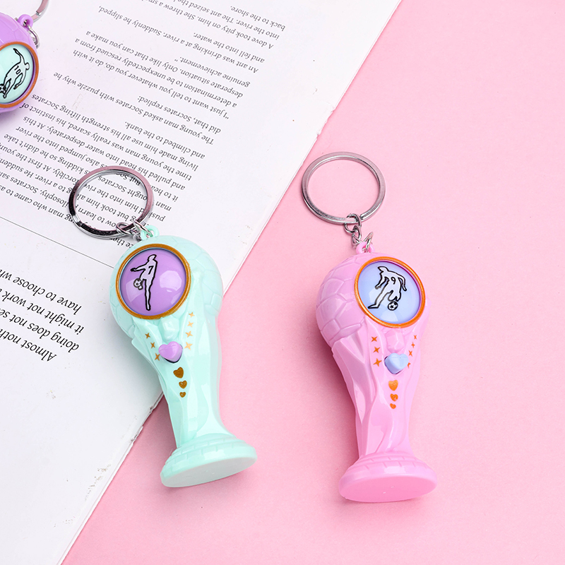 Changing Face Soccer Doll Charm