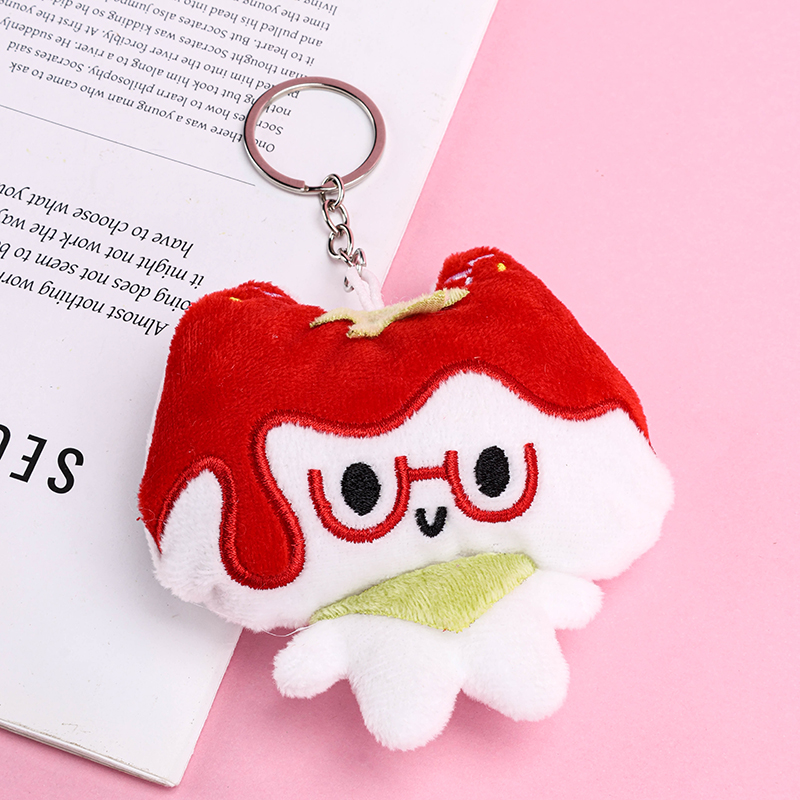 Plush Pudding Cat Charm