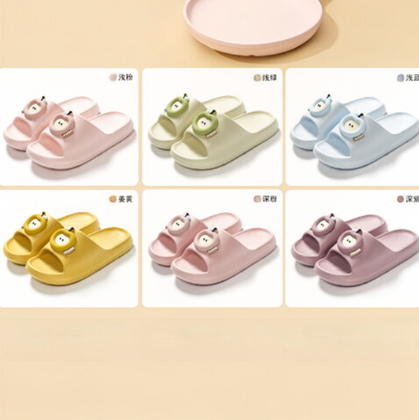 602-6 Women's Apple Slippers