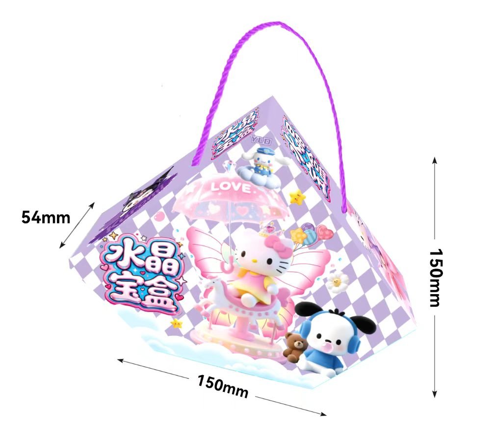 999-2 Crystal Treasure Box Blind Box Mixed Plastic Toy