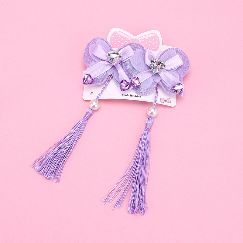 Tassel Zircon Duckbill Hair Clip