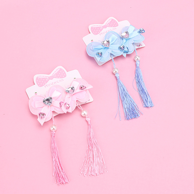 Tassel Zircon Duckbill Hair Clip