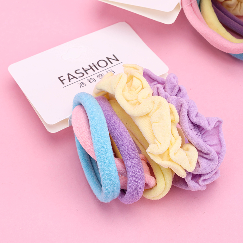 Elevator Colored Wood Earring Hair Tie