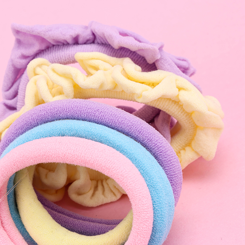 Elevator Colored Wood Earring Hair Tie