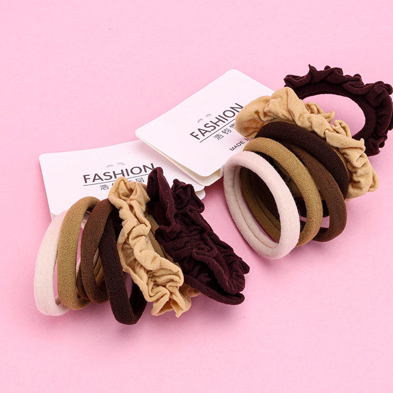 Elevator Wood Earring Curry Hair Tie