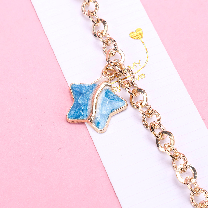 Colorful Enamel Star Bracelet
