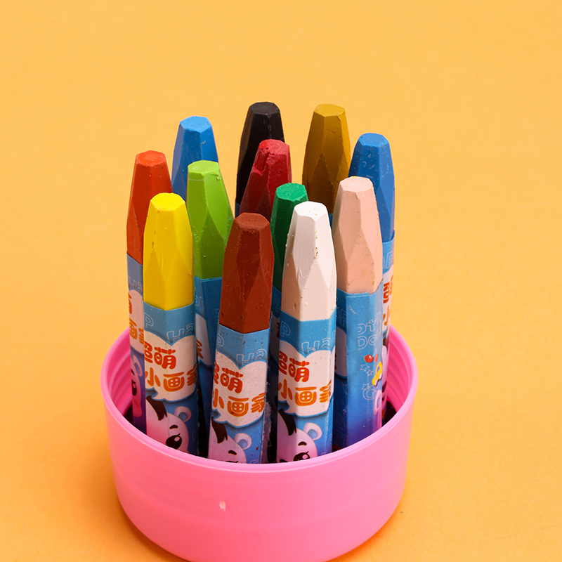 12 Color Barrel Crayon 3110400077