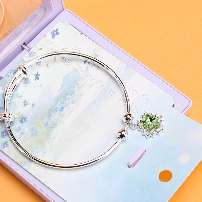 Full Diamond Star Bangle Alloy GSZ-2056