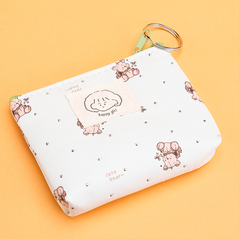 Rhinestone Bear Pouch