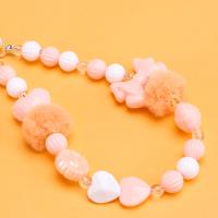 Heart Pompom Phone Charm