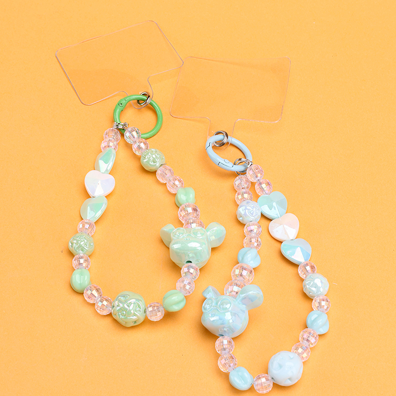 Heart Rabbit Phone Charm
