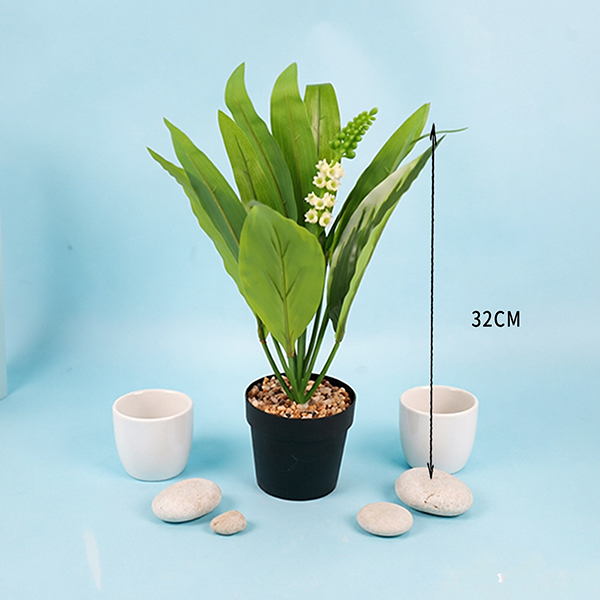 FZ-6 Mixed Artificial Flower Potted Plant Plastic Fabric