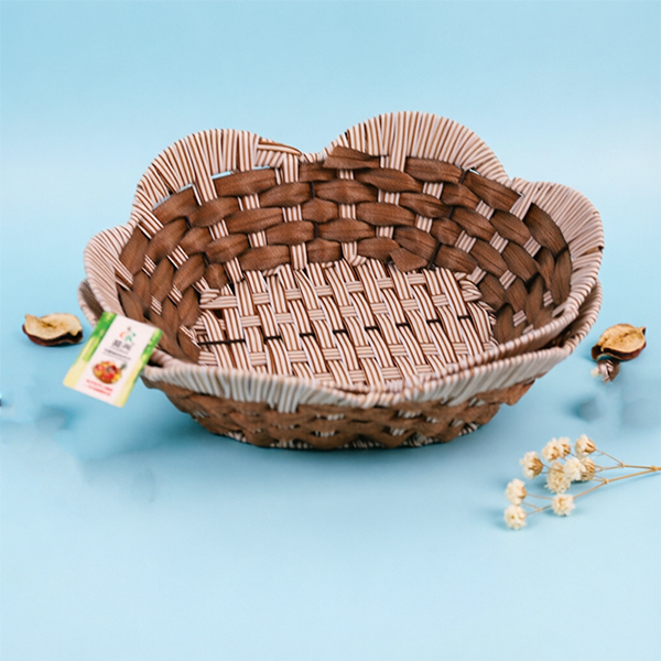 Oval Shallow Hexagonal Basket