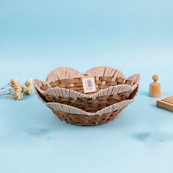 Round Shallow Hexagonal Basket