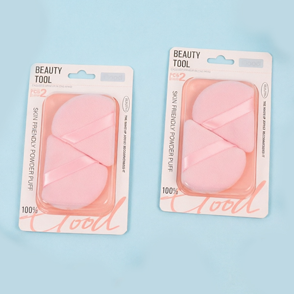 Triangular Powder Puff 2-Piece