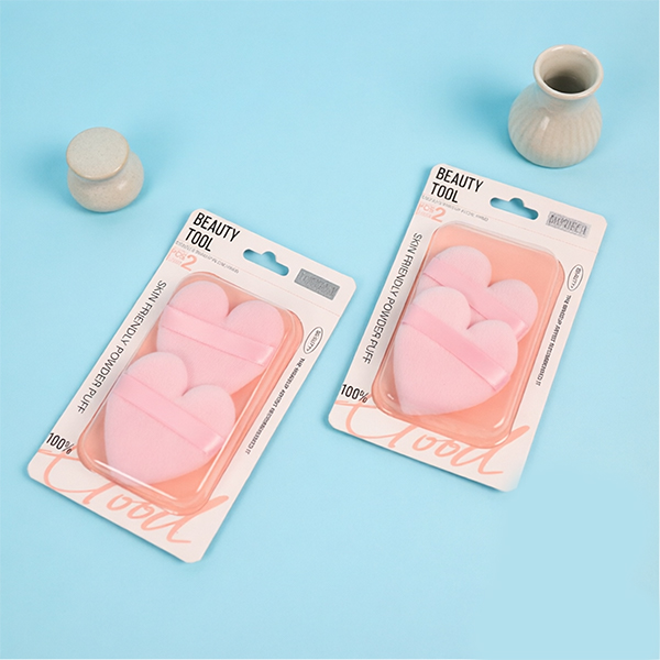 Heart Powder Puff 2-Piece