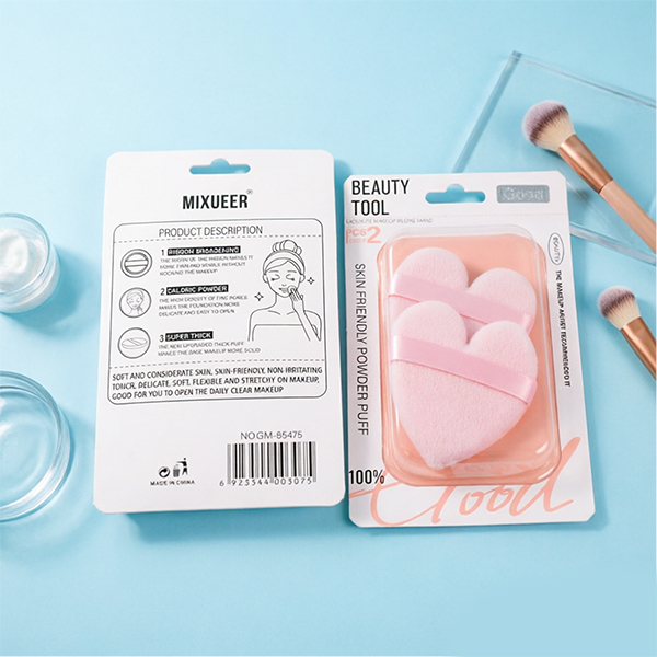 Heart Powder Puff 2-Piece