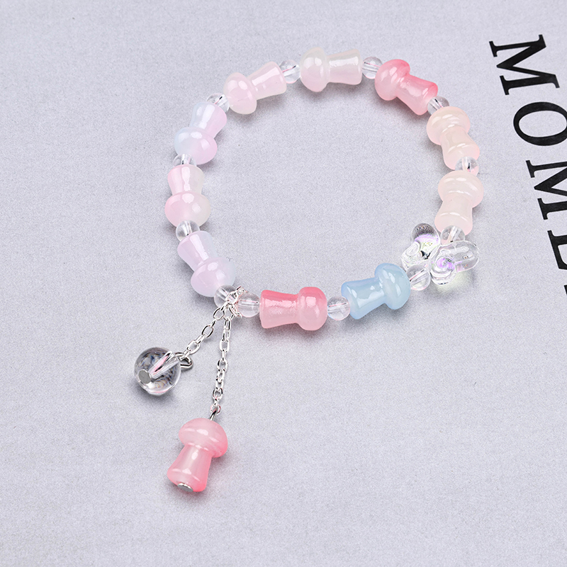 Colorful Butterfly Mushroom Bracelet