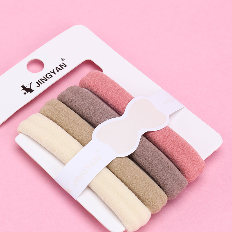 Boxed Four Wide Cotton Hair Bands