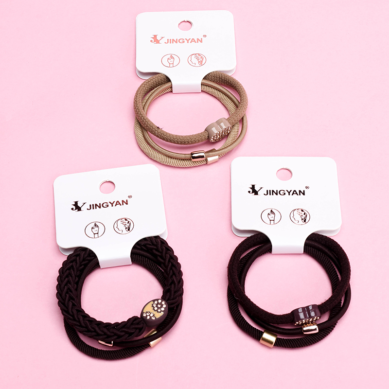 Boxed Three Rhinestone Combination Hair Bands