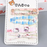 YD-Kitty彩格4件套压夹混 5