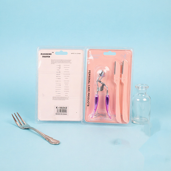 K-50242 Mermaid Eyelash Curler 3-Piece Set Plastic Stainless Steel