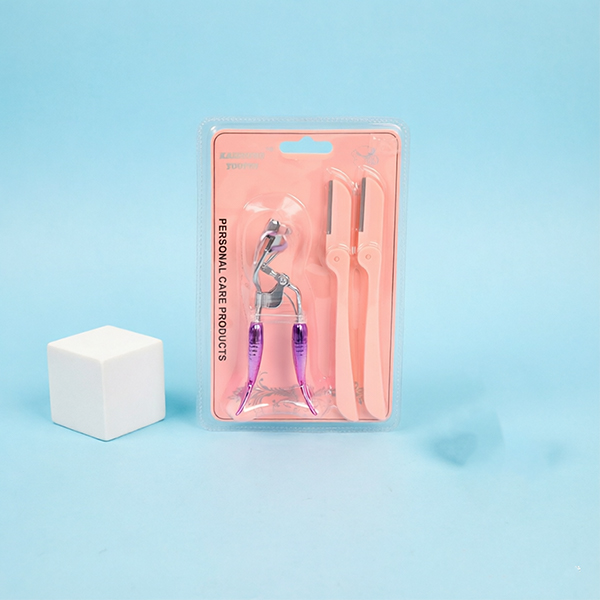 K-50242 Mermaid Eyelash Curler 3-Piece Set Plastic Stainless Steel