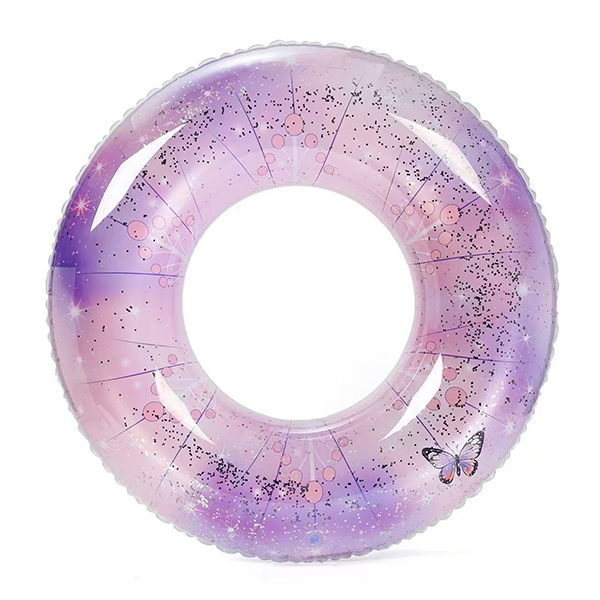 80cm Glitter Swim Ring PVC 118150008