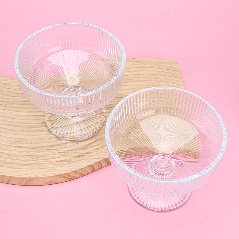 IC28 Low Vertical Bar Ice Cream Cup Glass 1210500061