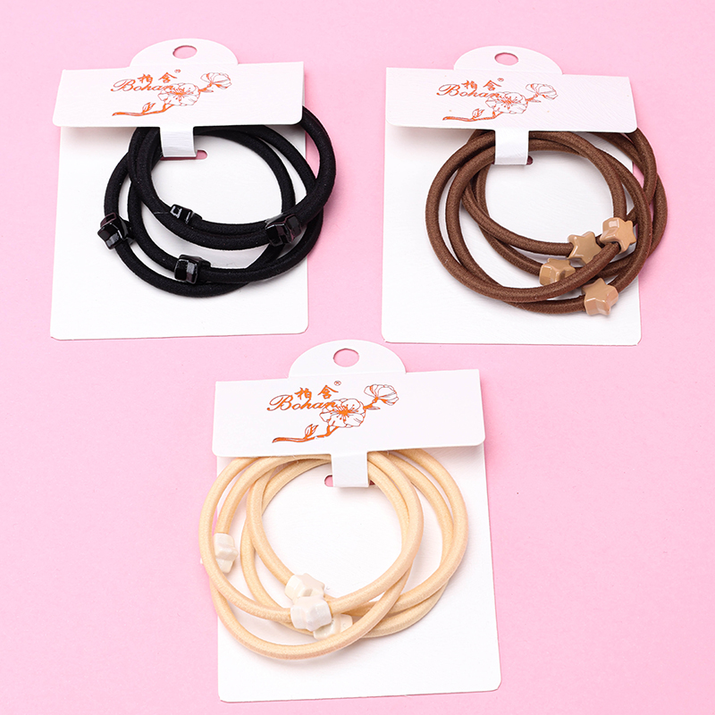 Four Curry Star Accessory Rubber Hair Ties