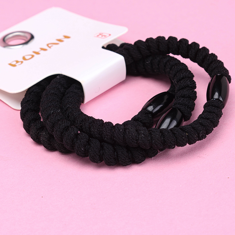 Three Curry High Elastic Twisted Hair Ties