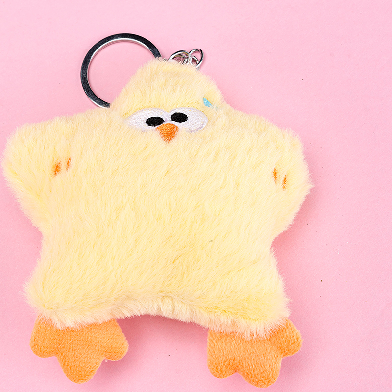 Five-Star Chick Plush Bag Charm