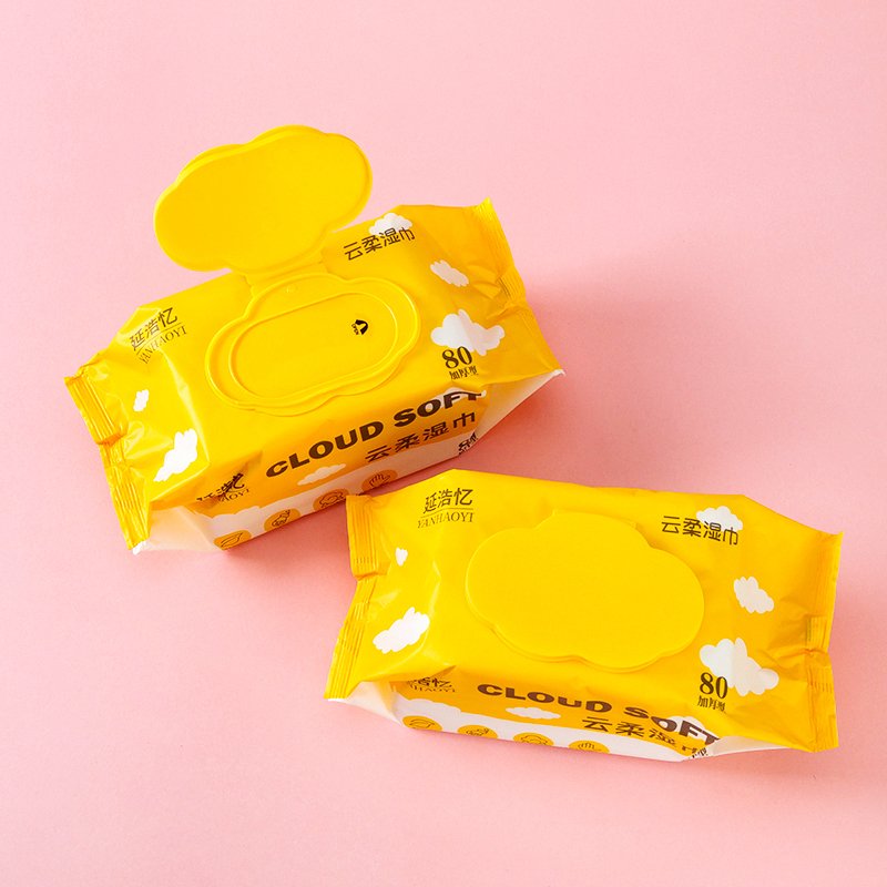 Yanhao Cloud Soft Wet Wipes 80 Sheets Fabric 3100100228
