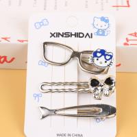 XSD三个银色金属压夹组合混款 4