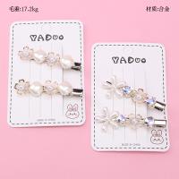 Flower Heart Duckbill Hair Clip