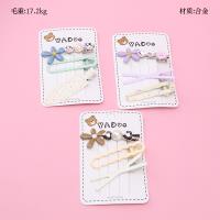 Flower Zircon Duckbill Hair Clip 4010402799
